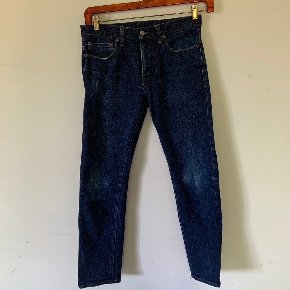 J.Crew Raw Indigo Japanese Denim Jeans 30/30